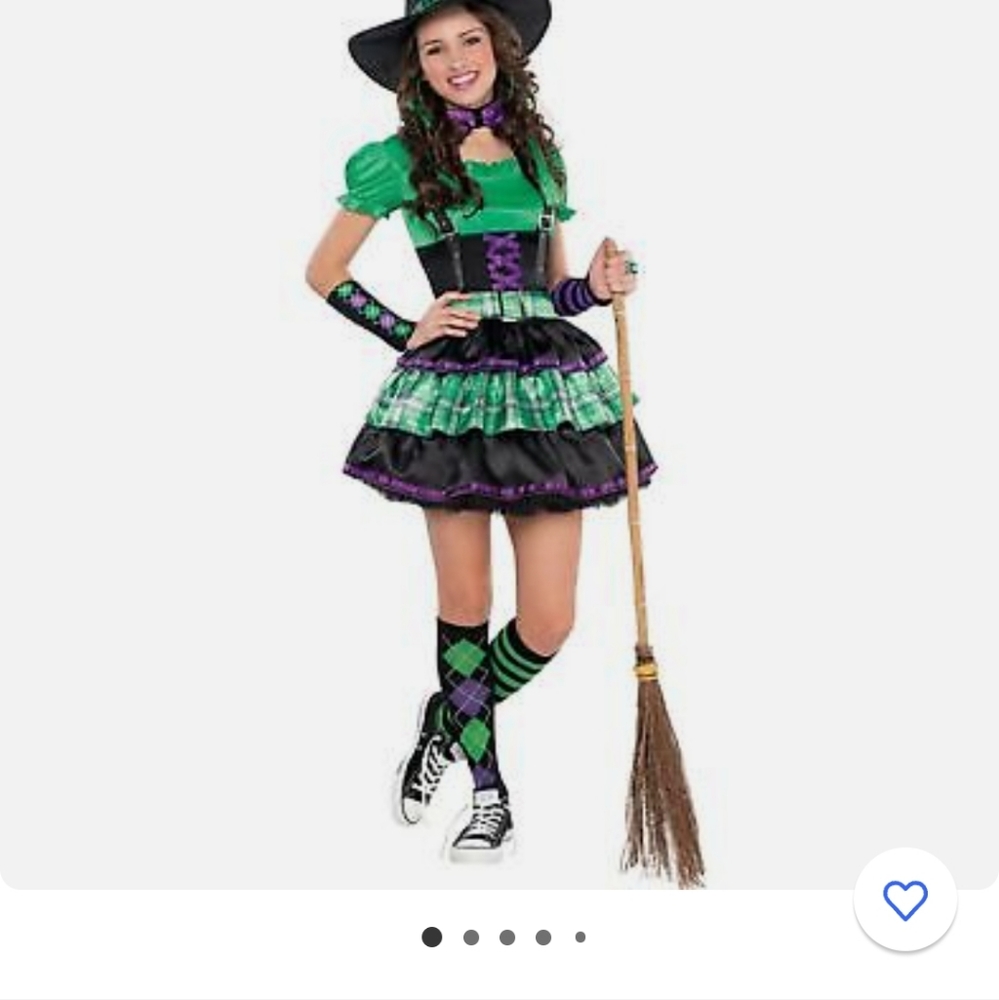Wicked Cool Witch Costume W/O hat